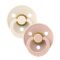 Набір пустушок BIBS 0-6 m  Colour Latex Round  Ivory / Blush, 2 PACK