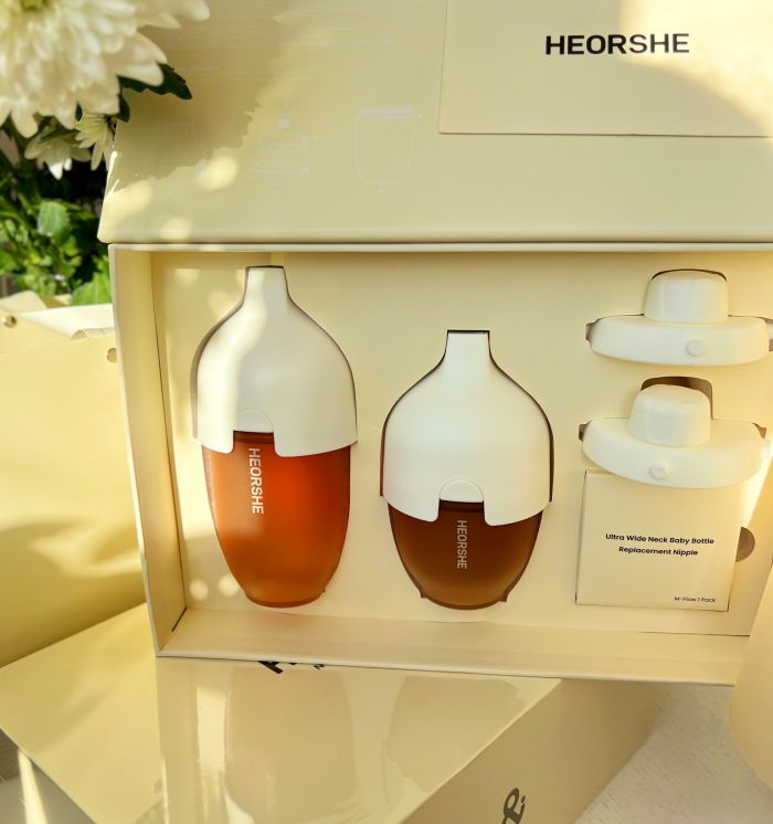 Набір пляшечок для годування HEORSHE White Bottles 5 од.