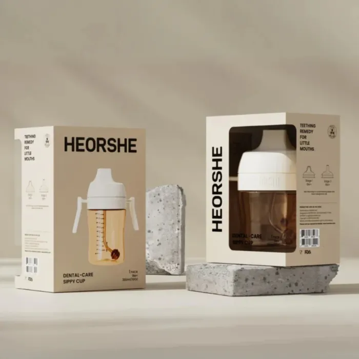 Поїльник непроливайка HEORSHE White 6M+ 210 мл
