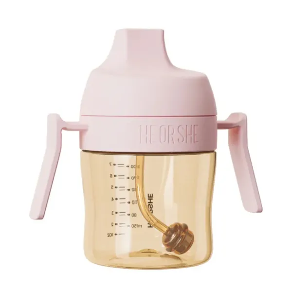 Поїльник непроливайка HEORSHE Pink 6M+ 210 мл